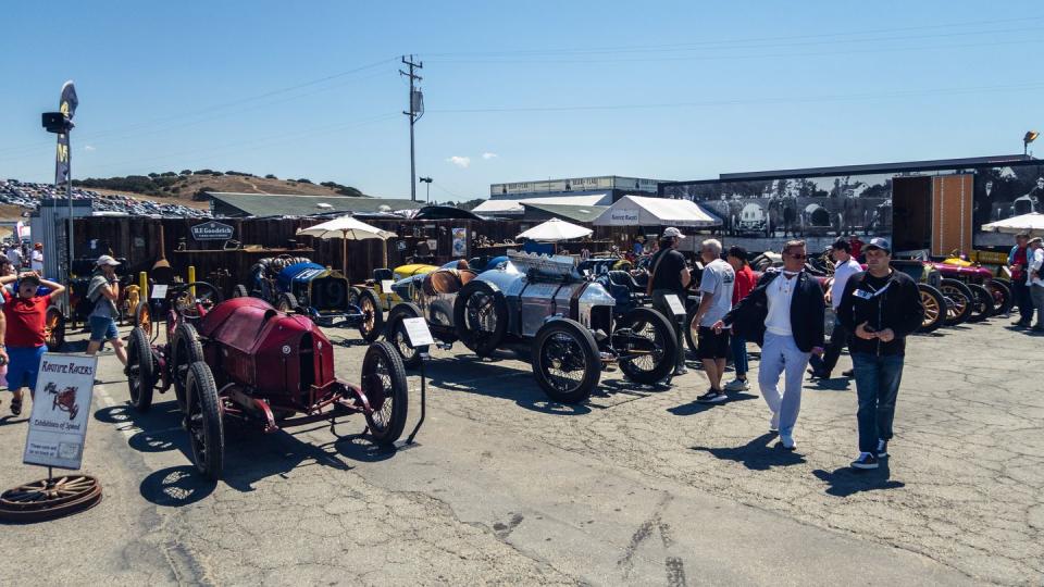 pebble beach cars at laguna seca