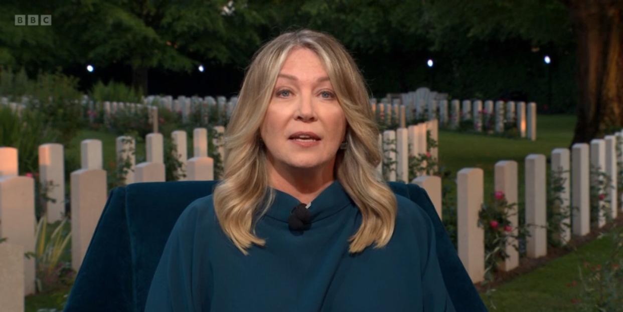 kirsty young, dday tribute to the fallen