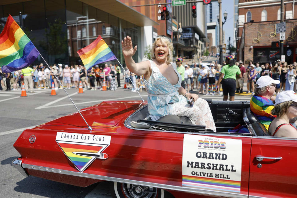 Olivia Hill attends the Nashville Pride 2023