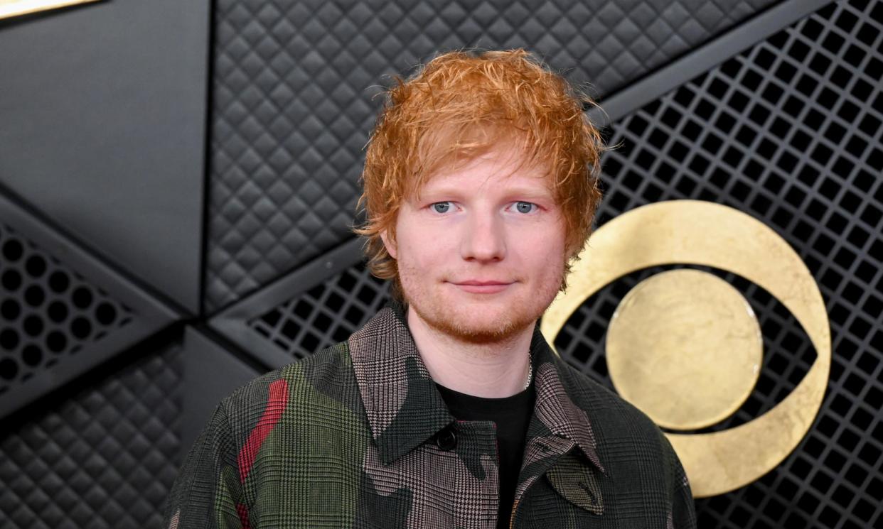 <span>Ed Sheeran topped PPL’s list of most played artist for the seventh time in nine years – and had the second most played song.</span><span>Photograph: Gilbert Flores/Billboard/Getty Images</span>