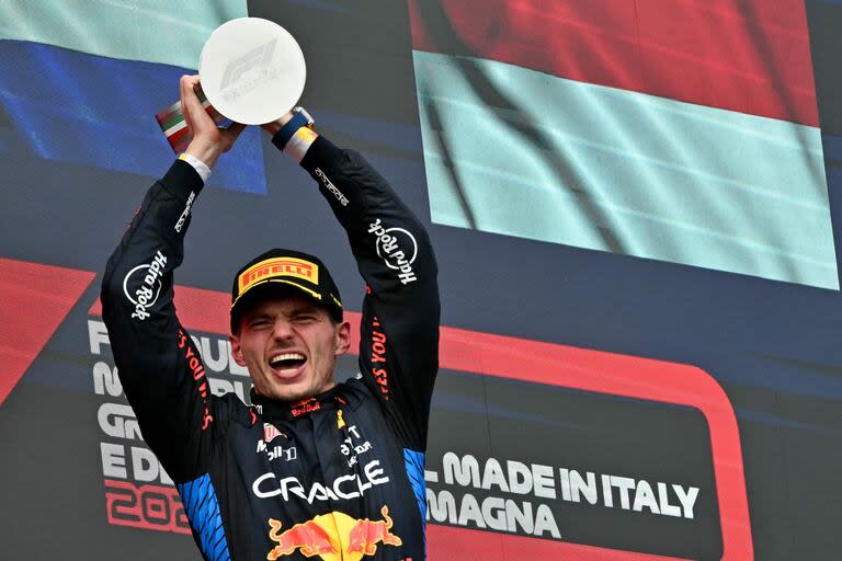 El neerlandés Marx Verstappen volvió a lo más alto del podio en Imola: fue su quinto triunfo en las siete carreras de la temporada