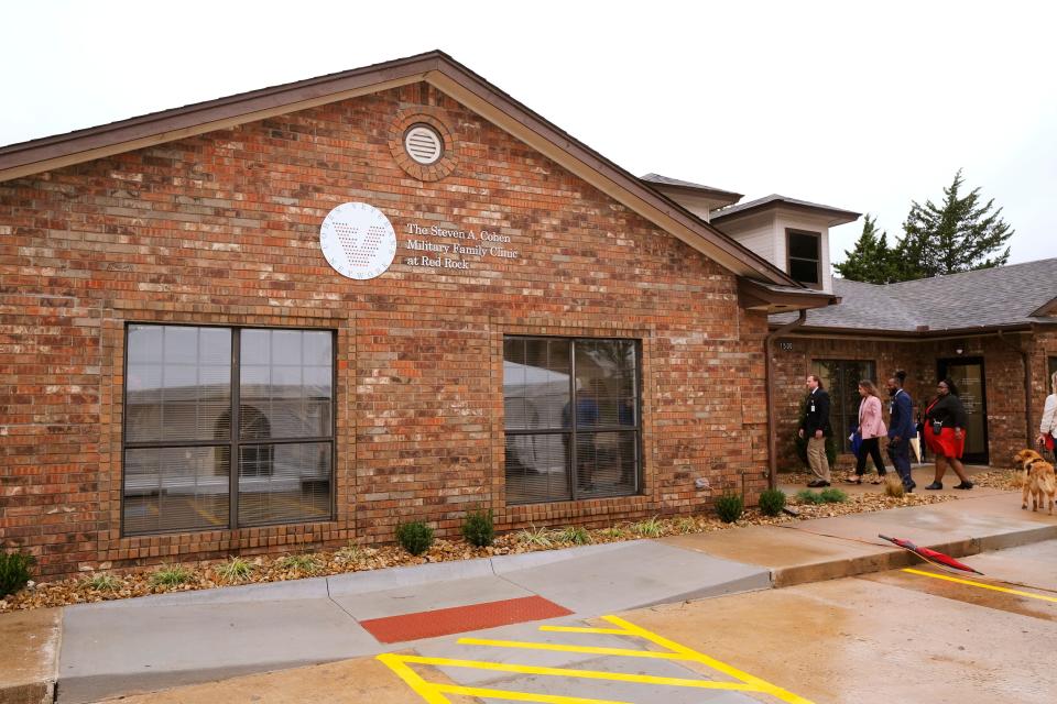 The Steven A. Cohen Military Family Clinic at Red Rock grand opening ceremony for the Oklahoma City location, Tuesday, Oct. 24, 2023