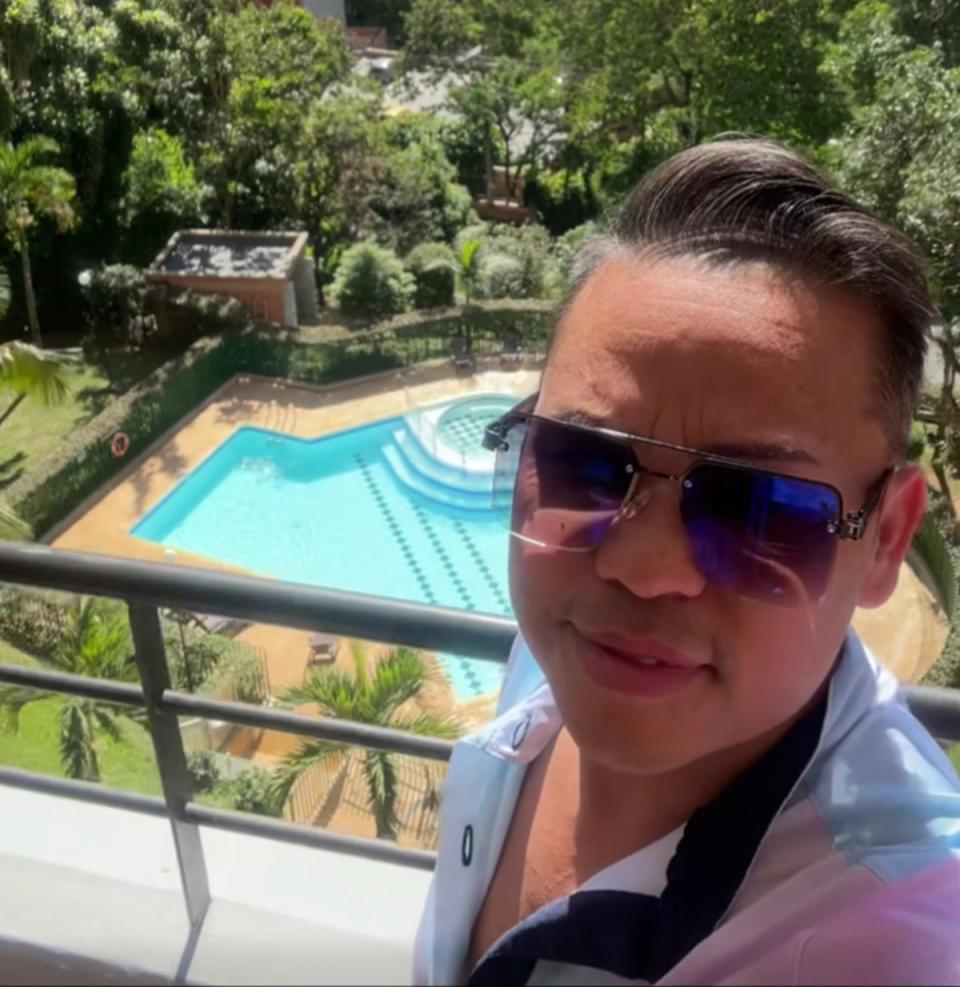 Days before his death, Tou Ger Xiong had shared a video of himself enjoying a sunny pool day and listening to upbeat music (Tou Ger Xiong/Facebook)