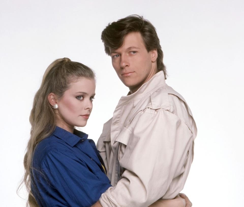 GENERAL HOSPITAL, from left: Kristina Malandro (aka Kristina Malandro Wagner), Jack Wagner, (1985), 1963-. ph: Jim Britt /  TV Guide / ©ABC / Courtesy Everett Collection