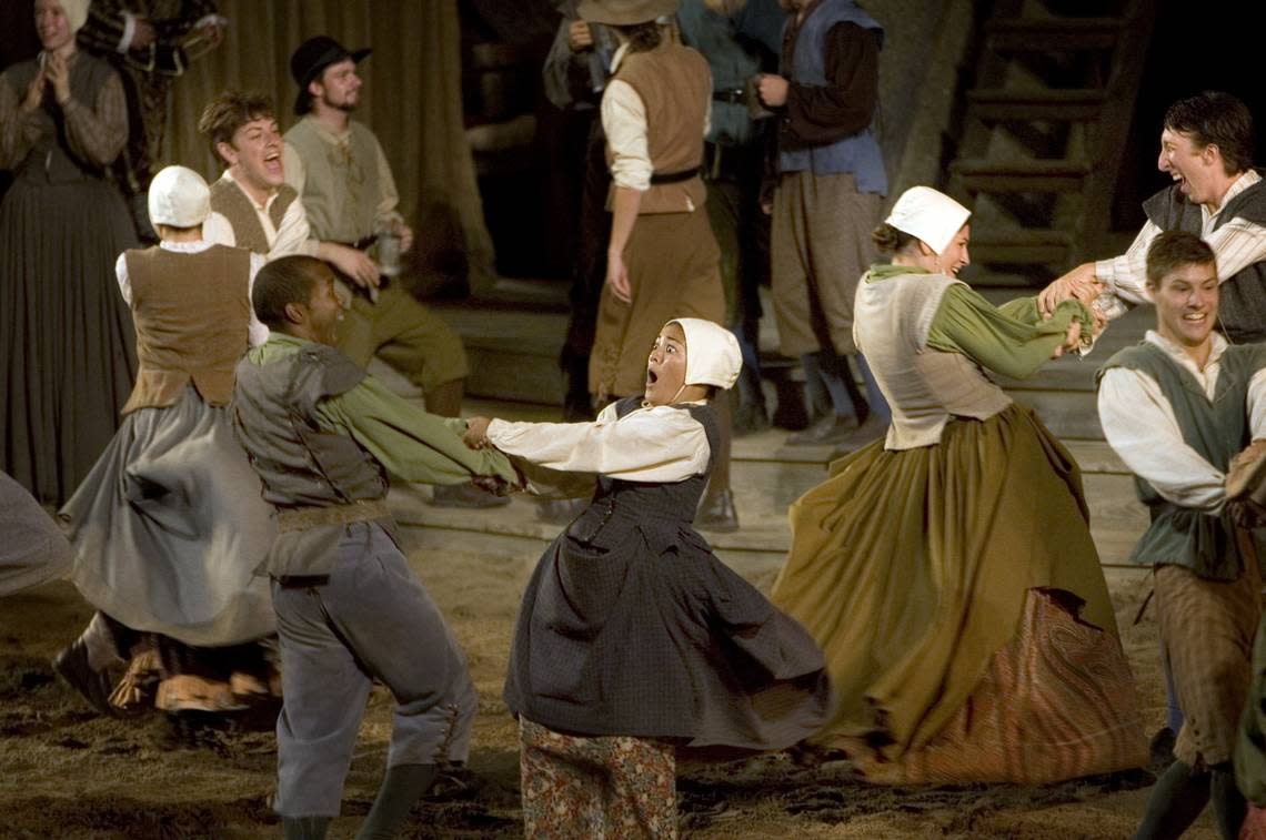 A scene from The Lost Colony production in Manteo in 2007 Corey Lowenstein/News & Observer file photo
