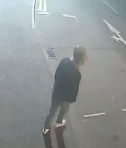 CCTV of the serial rapist Reynhard Sinaga on Princess Street, Manchester (PA)