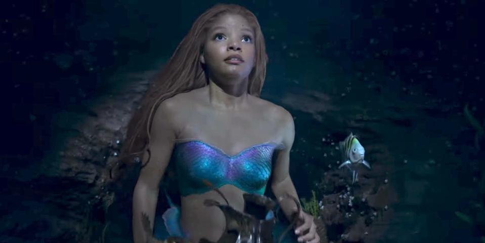 Halle Bailey as Ariel in "The Little Mermaid."