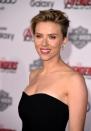 <p>Scarlett Johansson is another blonde bombshell who cut-off all her locks, opting for a funky choppy do. [Photo: Getty] </p>