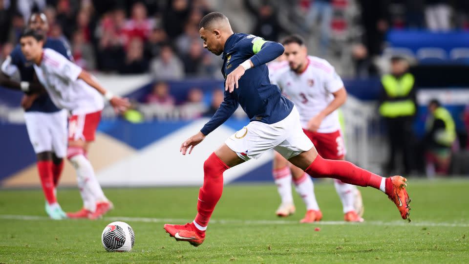 France's 14-0 victory over Gibraltar was a record-breaking one. - Philippe Lecoeur/FEP/Icon Sport/Getty Images