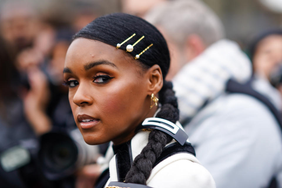 celebrity updos Janelle Monae