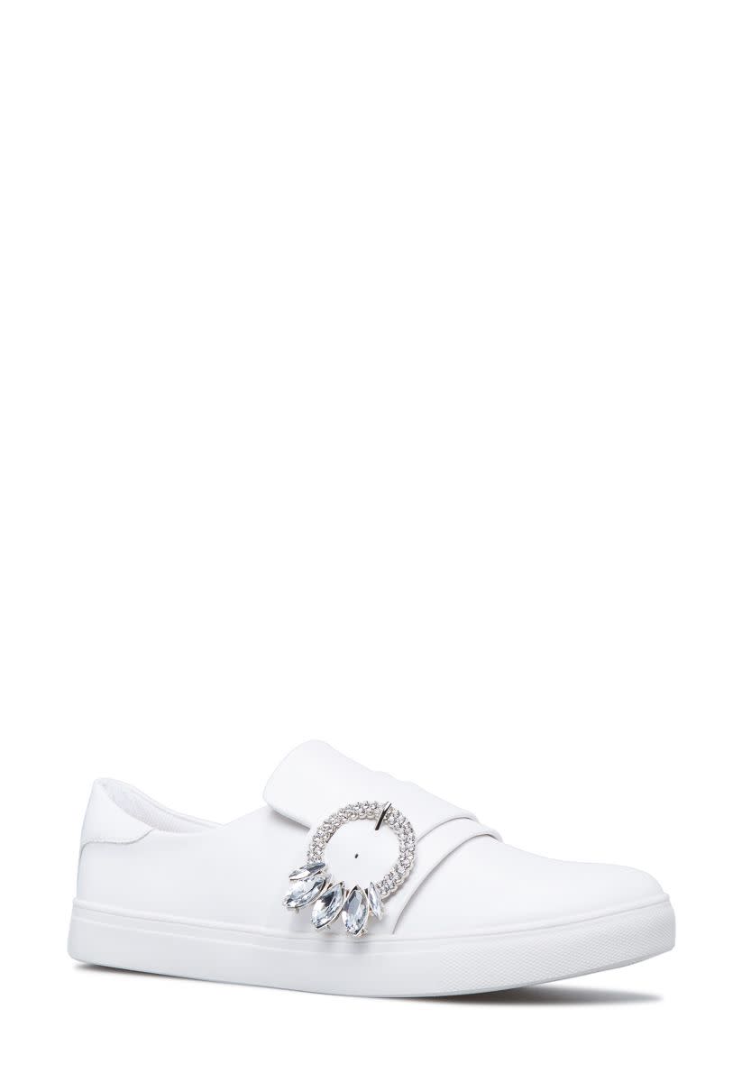 Everly Jeweled Buckle Sneaker