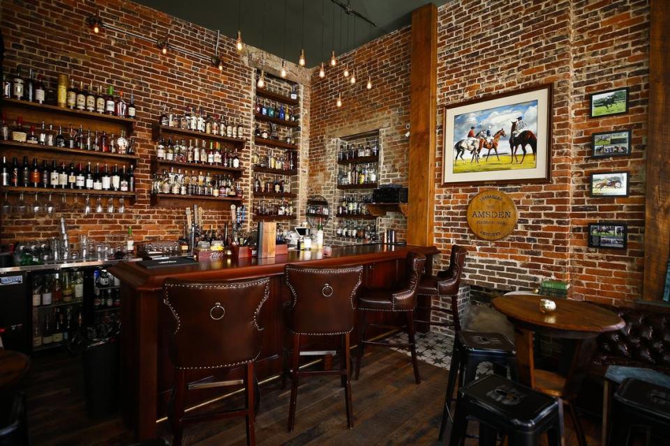 The Amsden Bourbon Bar at 106 S. Court Street in downtown Versailles. The Amsden Bourbon Bar is open daily and features seasonal and classic cocktails.