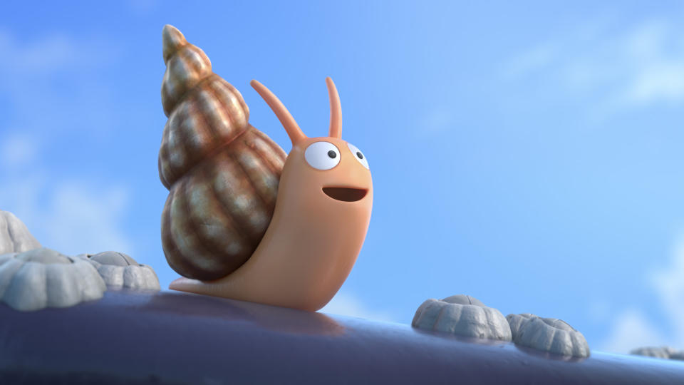 Sally Hawkins will provide the voice of the Snail in 'The Snail and the Whale'. (Magic Light/BBC)