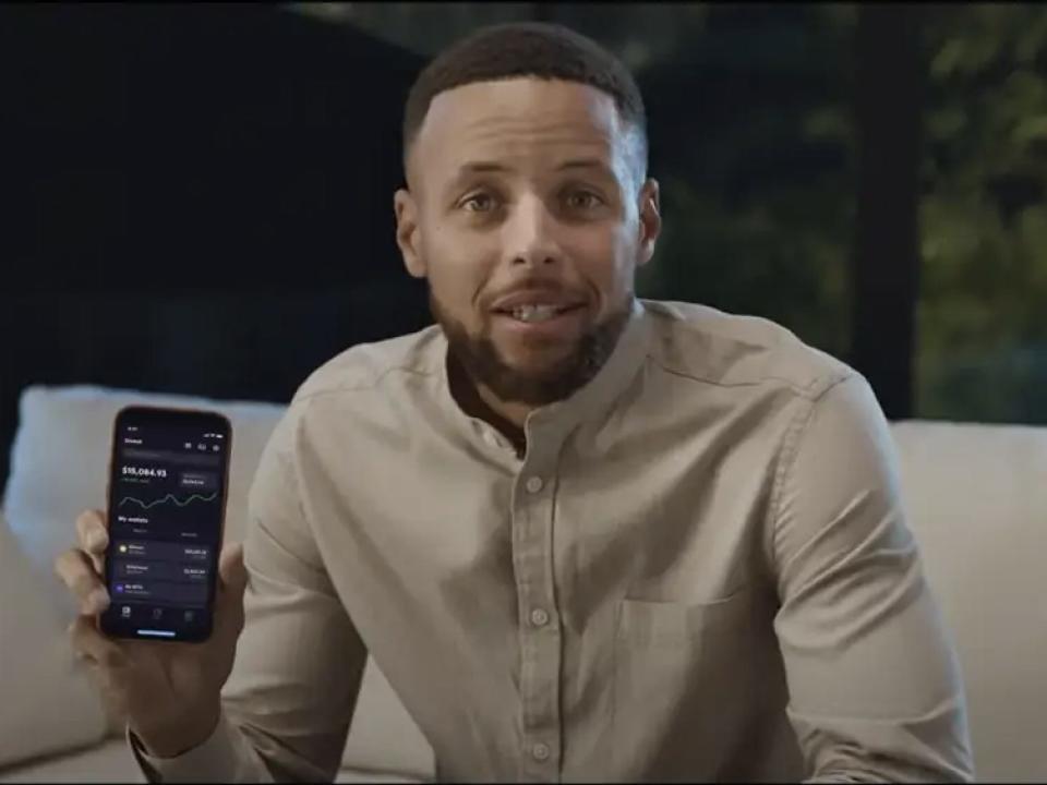 Steph Curry in FTX commercial