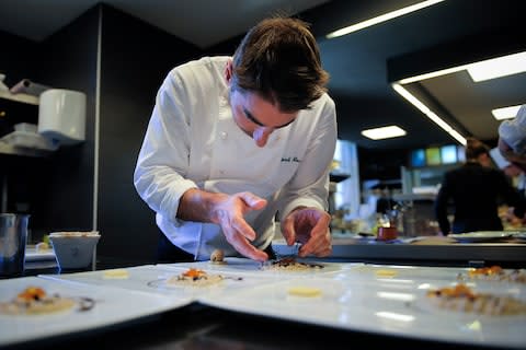 Precision cooking at El Celler de Can Roca - Credit: GETTY