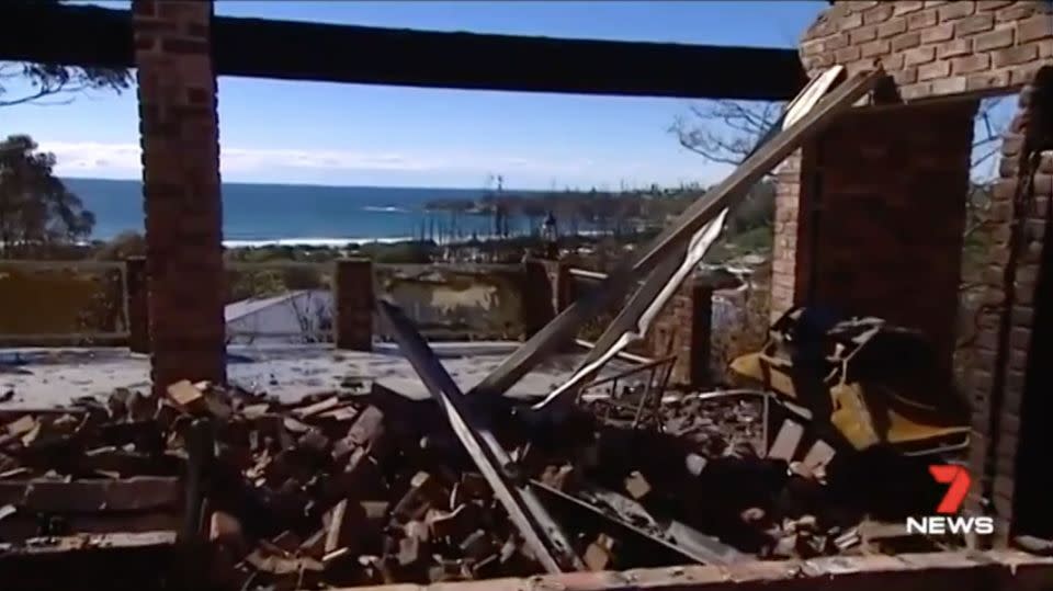 Beyond the devastation there is still great beauty in Tathra. Source: 7 News