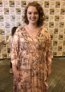 <p>Shannon Purser’s character had a fight with a Demogorgon and lost, but she’ a winner on the Comic-Con carpet.<br><br>(Photo: Giana Mucci/Yahoo) </p>