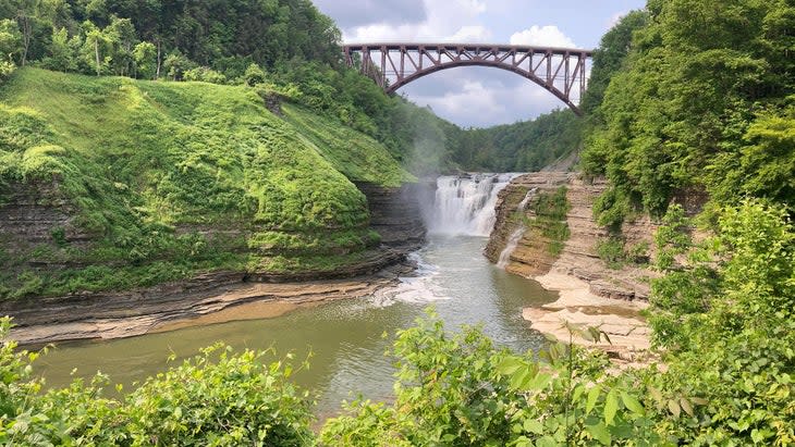 upper falls letchworth state park