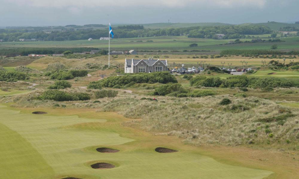 Donald Trump’s golf course in Aberdeenshire.