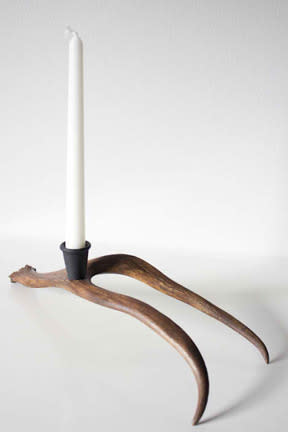 Antler Candle Holder