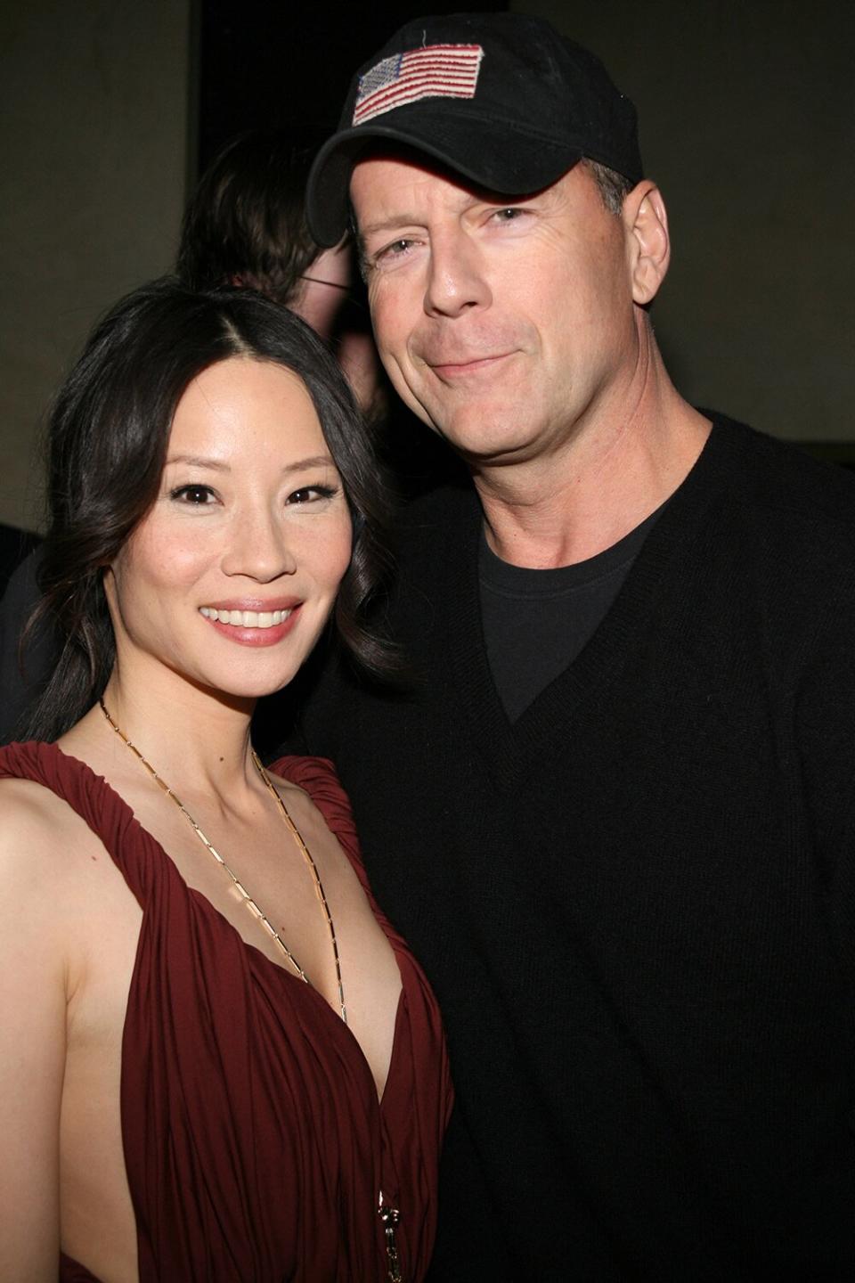 Lucy Liu and Bruce Willis