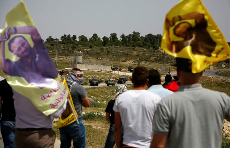 Hundreds of Palestinian protesters detained by Israel began a hunger strike on April 17 led by prominent leader Marwan Barghouti