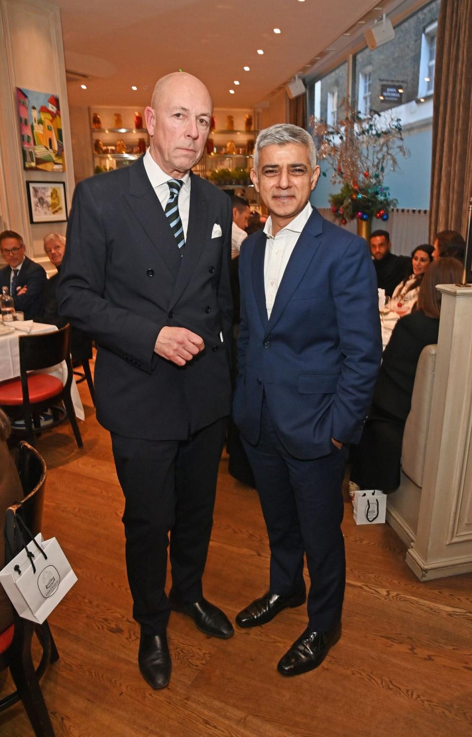 Dylan Jones, Evening Standard Editor-In-Chief, and Mayor of London Sadiq Khan (Dave Benett)