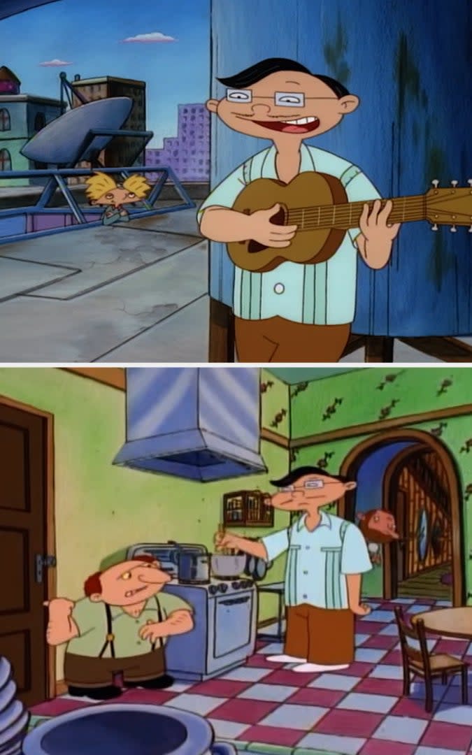 Screenshots from "Hey Arnold!"