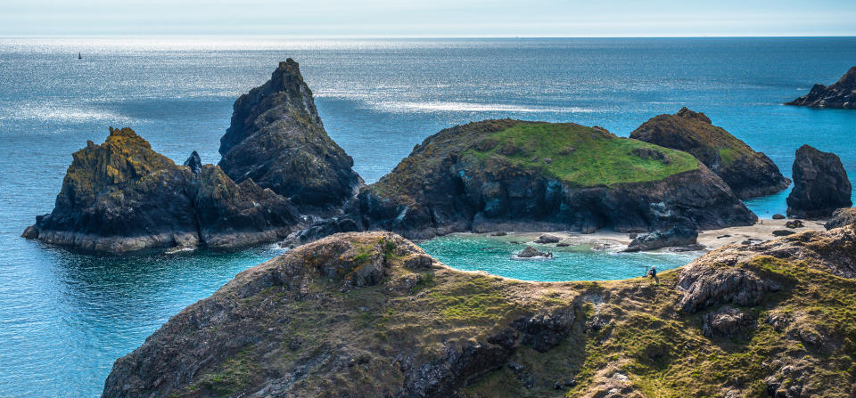 The gorgeous hues of the Lizard Peninsula in Cornwall (Getty Images)