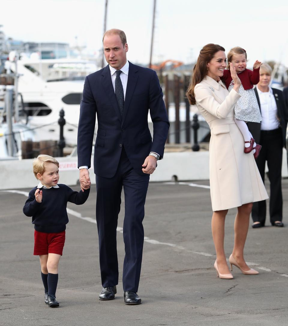 La famille royale lors d’une visite au Canada en 2016. (Getty Images)