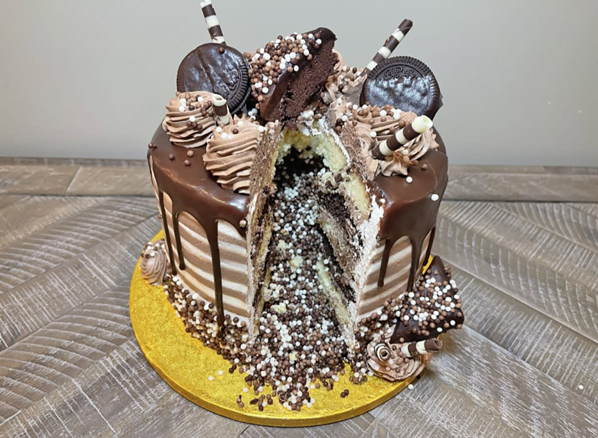 Chocolate Crisp cake from Publix bakery