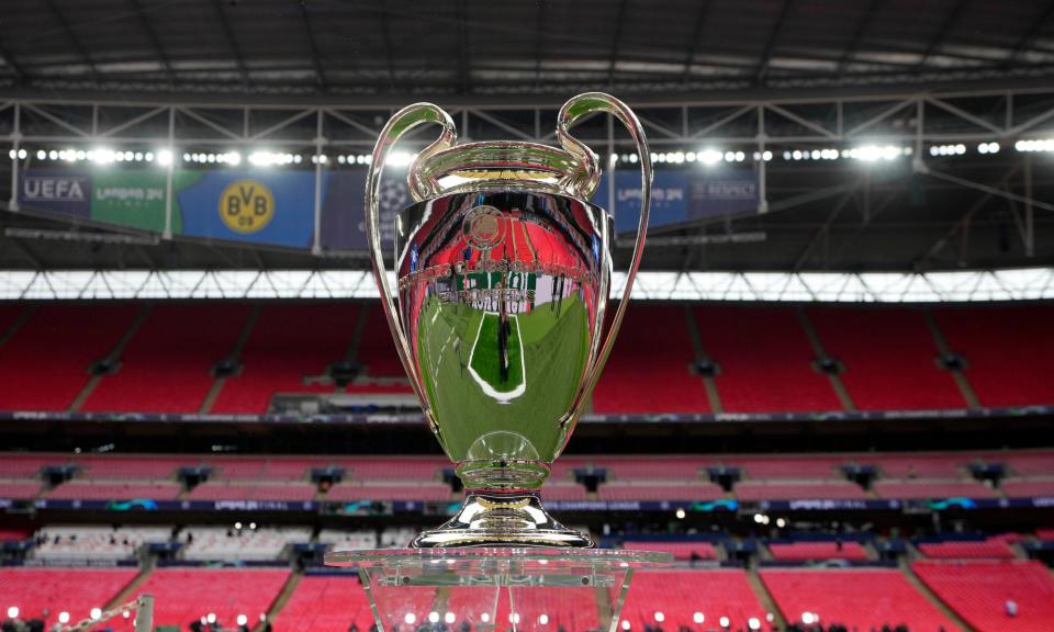 <span>Big Cup is back at Wembley.</span><span>Photograph: Kirsty Wigglesworth/AP</span>