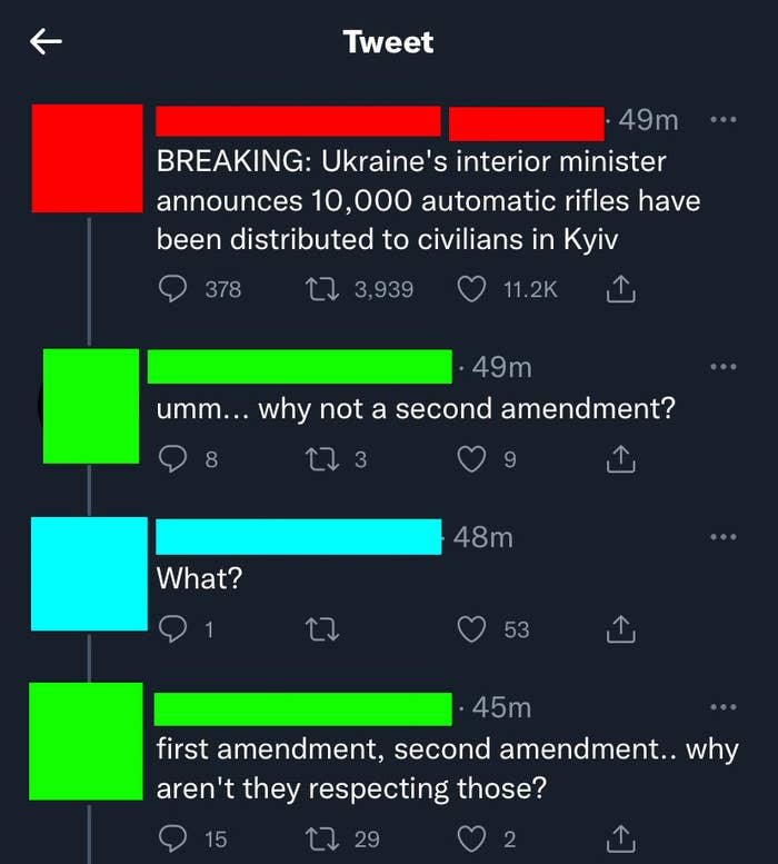 american asking why ukraine doesn't have a first amendment