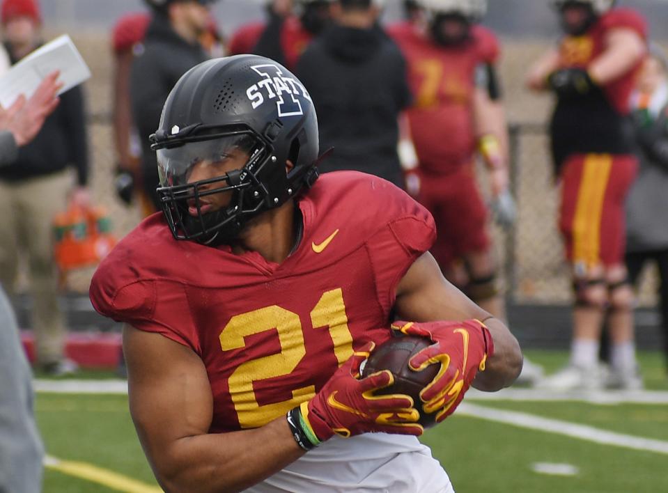 Iowa State's Jirehl Brock will get the first shot at replacing All-American tailback Breece Hall.