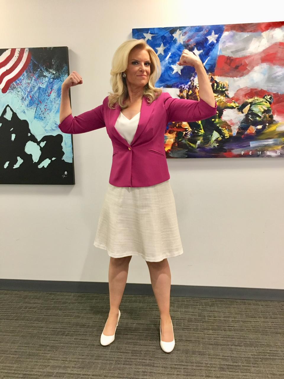 When Fox News meteorologist Janice Dean, who has multiple sclerosis, was body-shamed, she fired back. (Photo: Courtesy of Fox News)