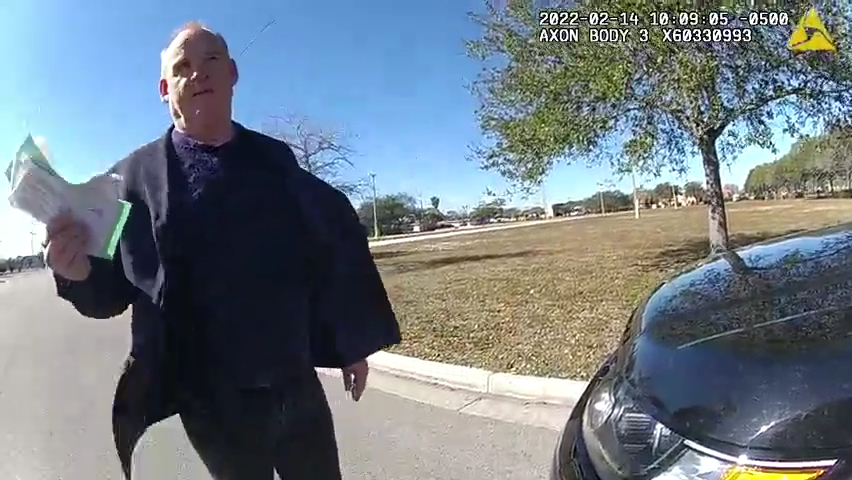 Body cam footage shows Sarasota congressional candidate Martin Hyde saying "Guess what, she's been there seven years, she ain't going to make 8. I'll make sure of it." to Sarasota Police Department supervisor.