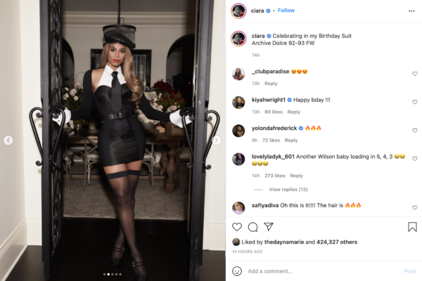 Oh This Is It Ciara Shows Off Her Sexy In Her Birthday Suit and Fans Are Loving It photo