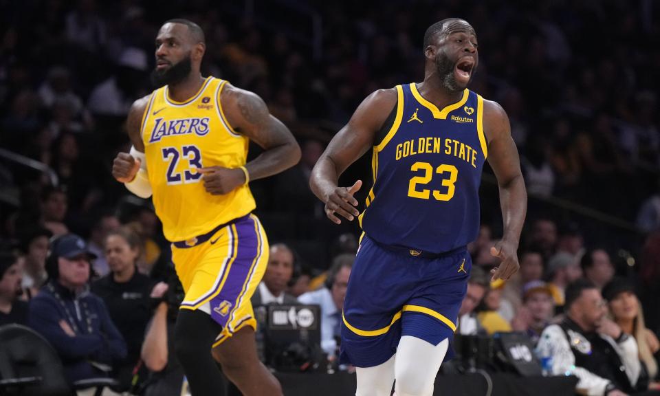 The Warriors and Lakers are fighting for a playoff berth.