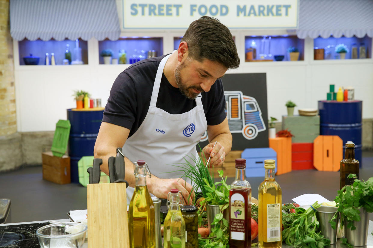 Celebrity MasterChef's Craig Doyle. (BBC)