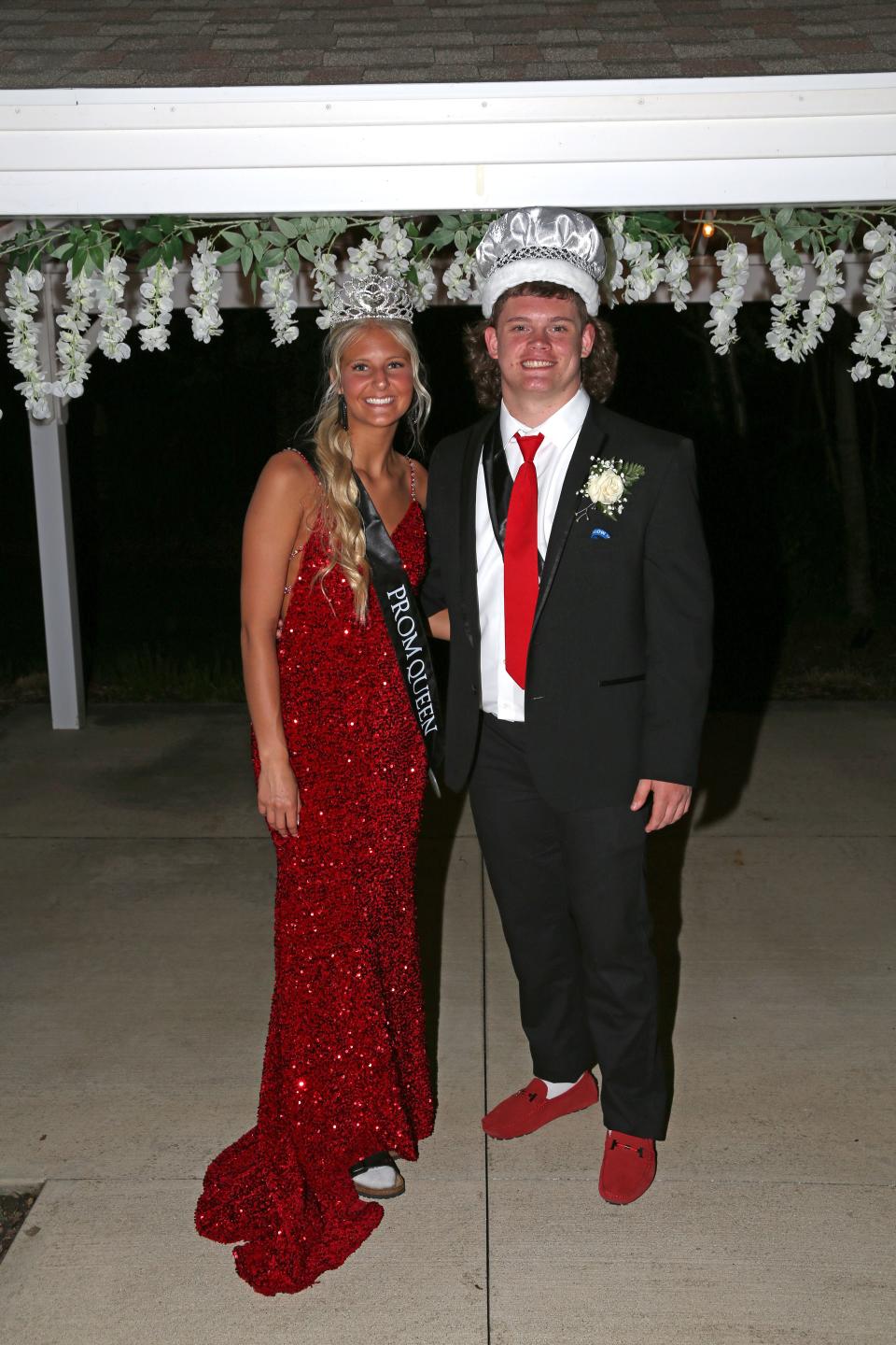 Katelyn Maloy was crowned Queen and Dagan Meyers was crowned King, at Port Clinton's 2024 prom, held at Terra State's Neeley Center on April 27.