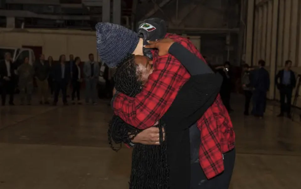 Brittney Griner reuniting with her wife, Cherelle Griner