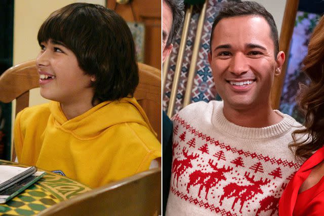 <p>Justin Lubin/Disney General Entertainment Content via Getty;Nicole Weingart/NBC via Getty</p> Luis Armand Garcia as Max Lopez on 'George Lopez' in 2004, and now