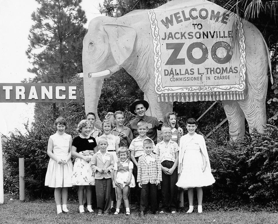 As Ranger Hal, Henry Baranek often took field trips out of the WJXT studios, visiting locations in Jacksonville and across the state.