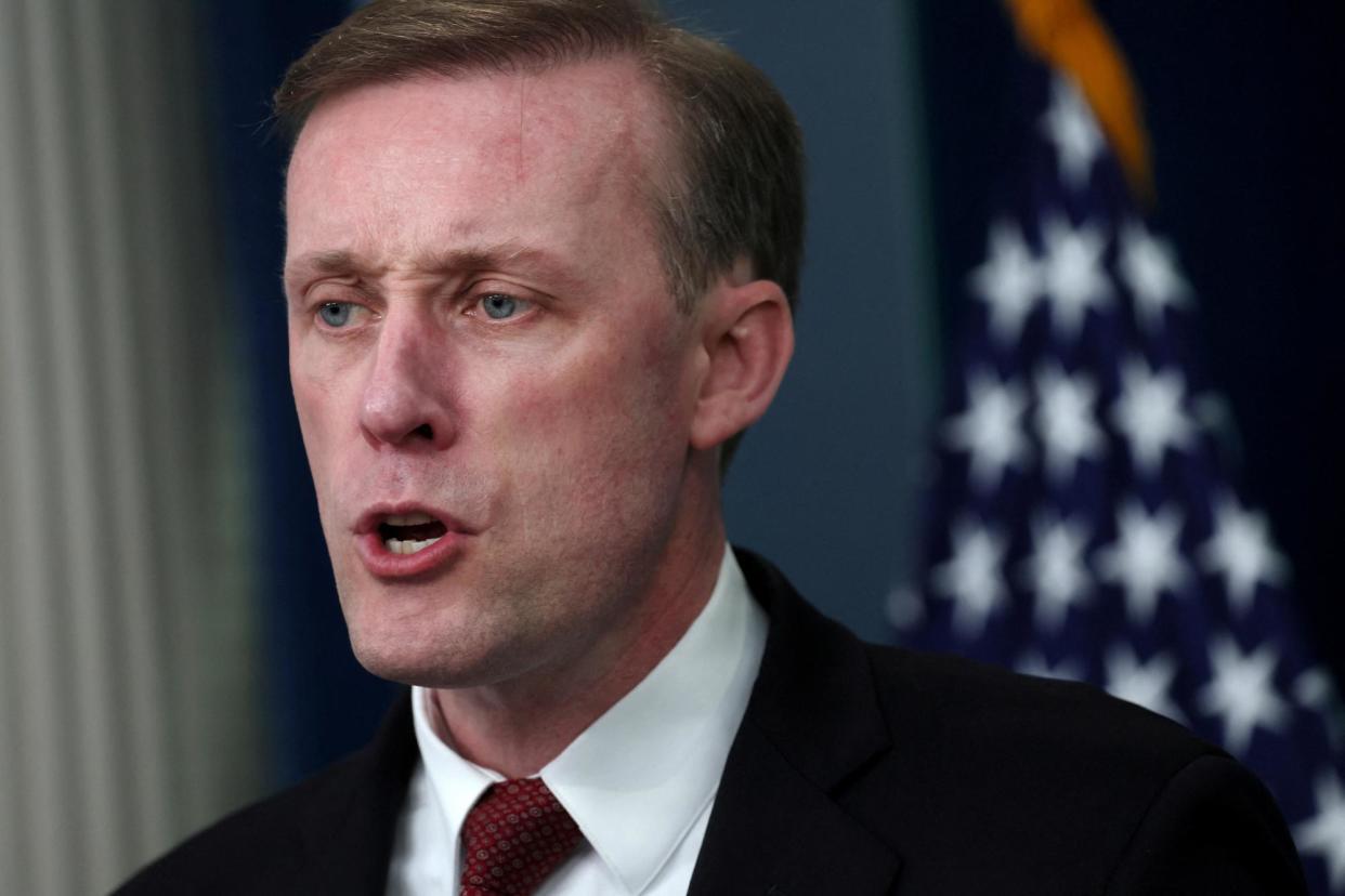 <span>Jake Sullivan, Biden’s national security adviser.</span><span>Photograph: Leah Millis/Reuters</span>