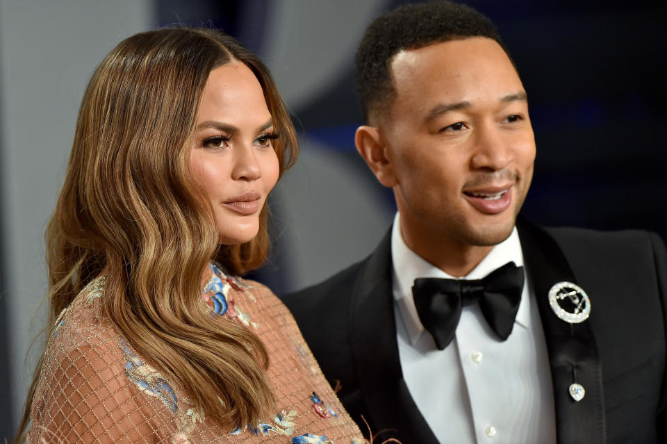 Chrissy Teigen and John Legend's third child, Jack, was due to be born this week. (Photo: Axelle/Bauer-Griffin/FilmMagic)