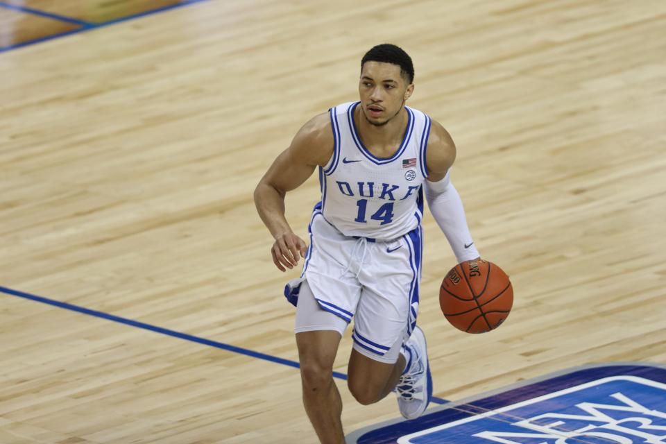 Jordan Goldwire averaged 5.8 points, 2.9 rebounds, 4.0 assists and 2.2 steals last season for Duke.