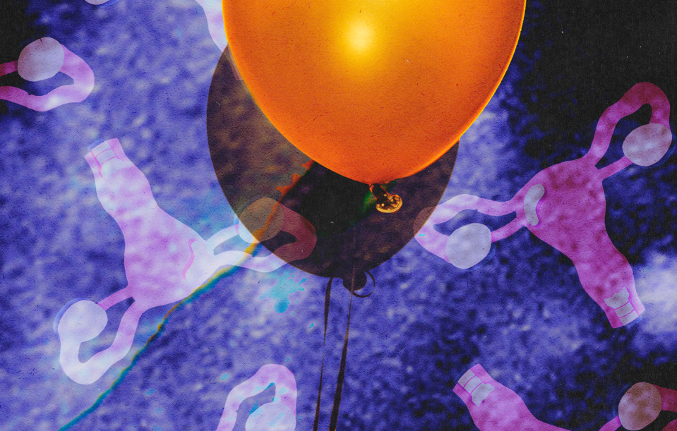 balloon floating up