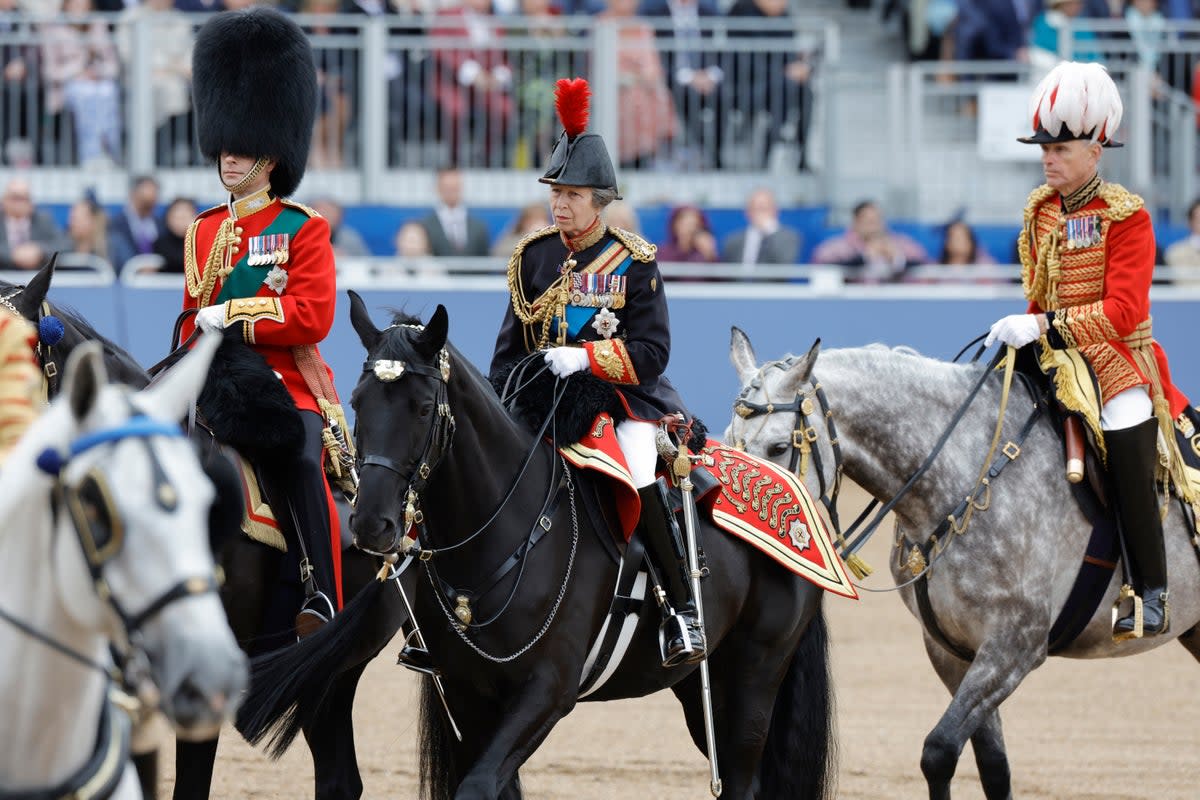 Princess Anne showed off her riding skills at this year’s Trooping the Colour (Getty Images)