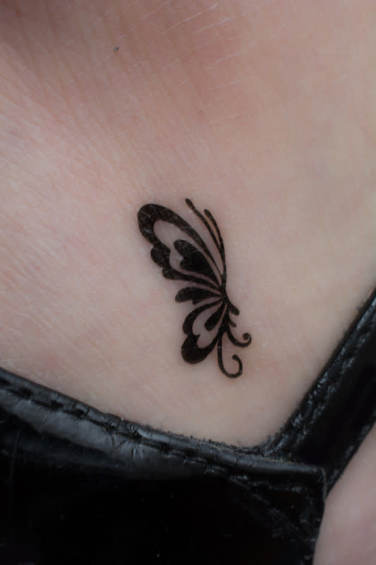 Ankle tattoo of a butterfly<p>iStock</p>