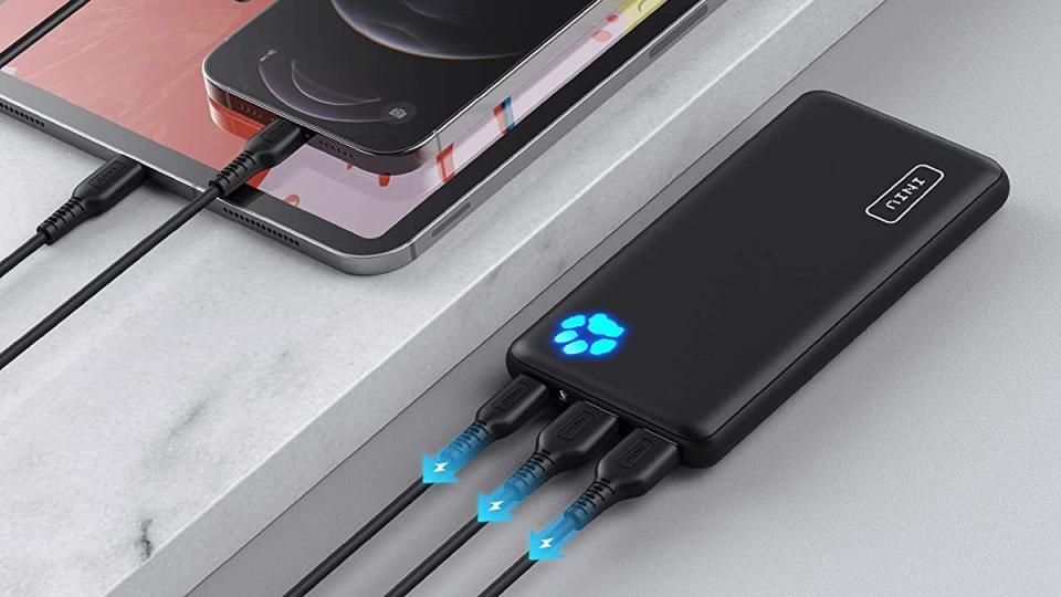 This handy portable charger got high marks from customers for its sturdy design and long battery life.